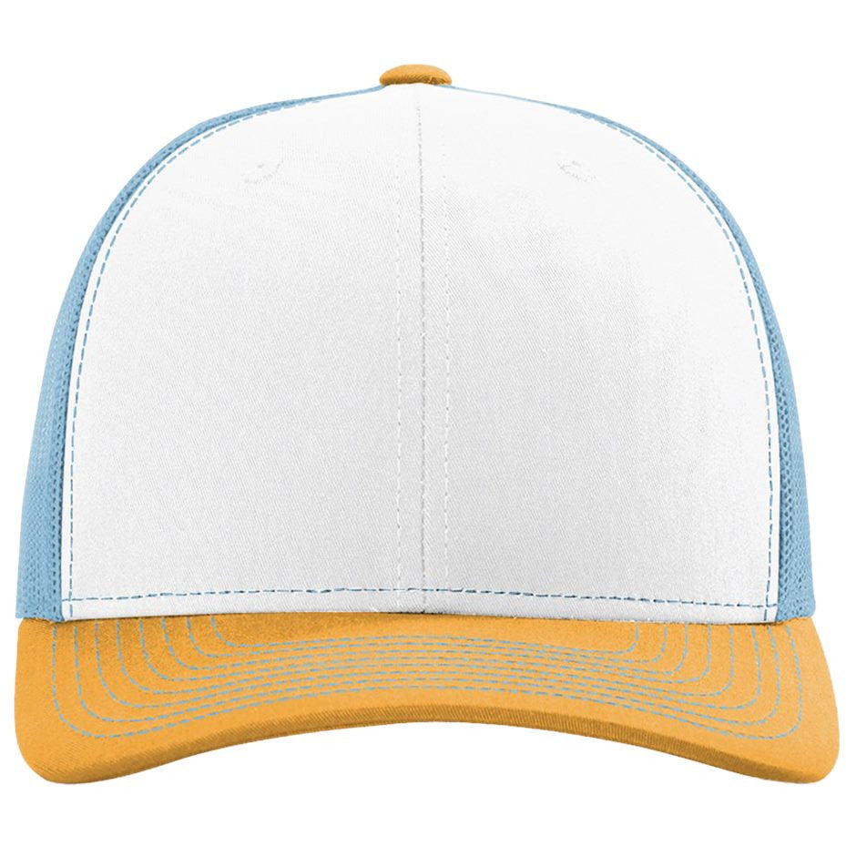 White/ Columbia Blue/ Yellow