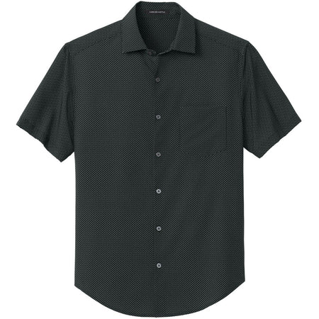 Deep Black Triangle Print