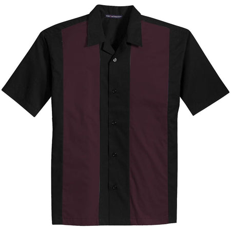 Black/ Burgundy