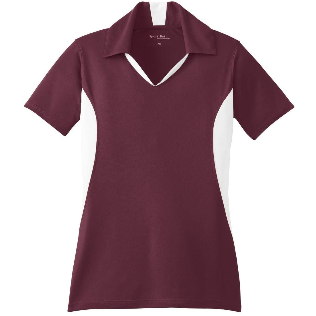 Maroon/ White