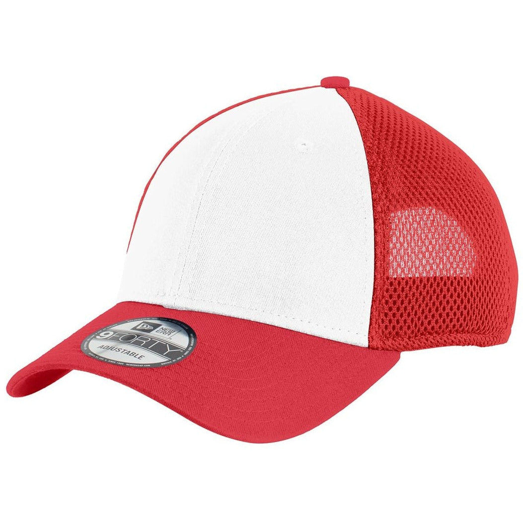 White/ Scarlet Red