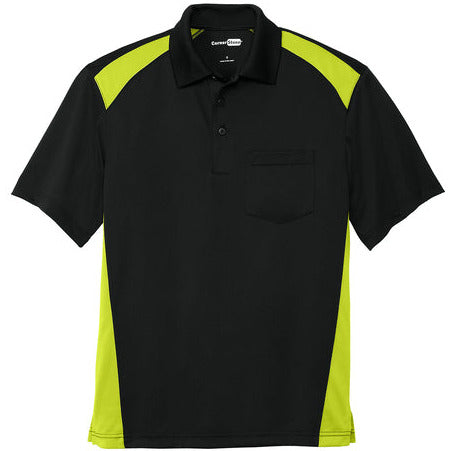 Black/ Shock Green