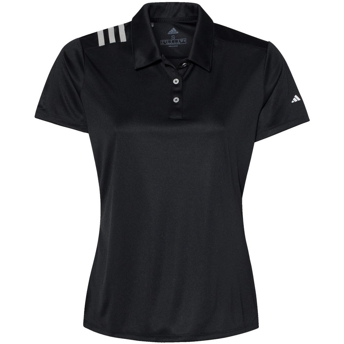 Adidas Women's 3-Stripes Shoulder Polo