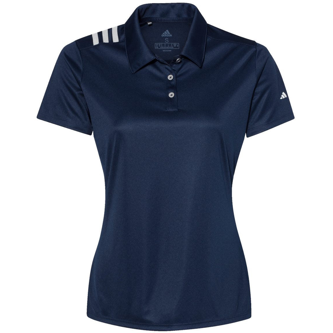 Adidas Women's 3-Stripes Shoulder Polo