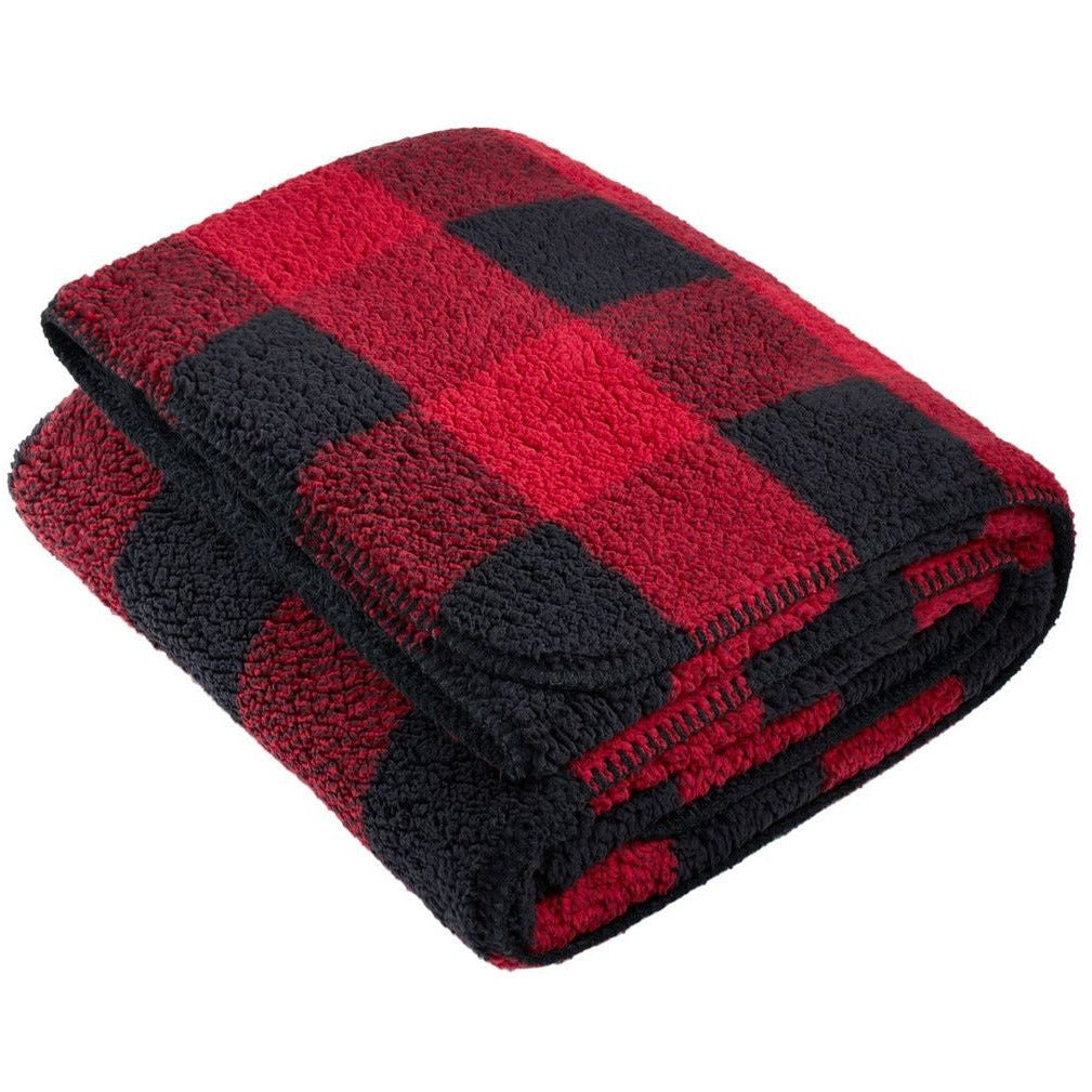 Black/ Red Buffalo Plaid