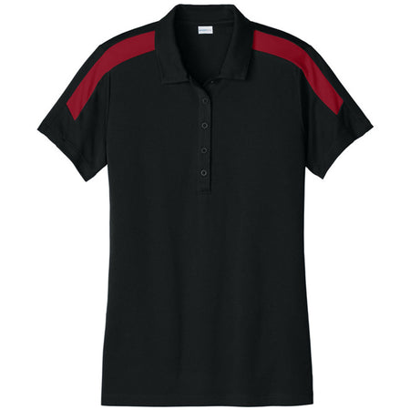 Black/ Deep Red