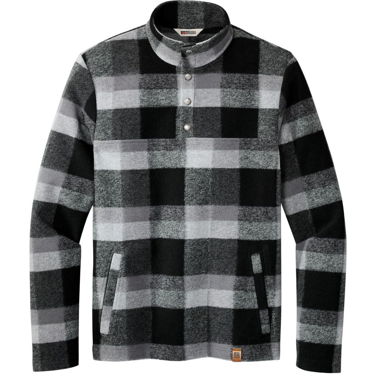 Deep Black Plaid