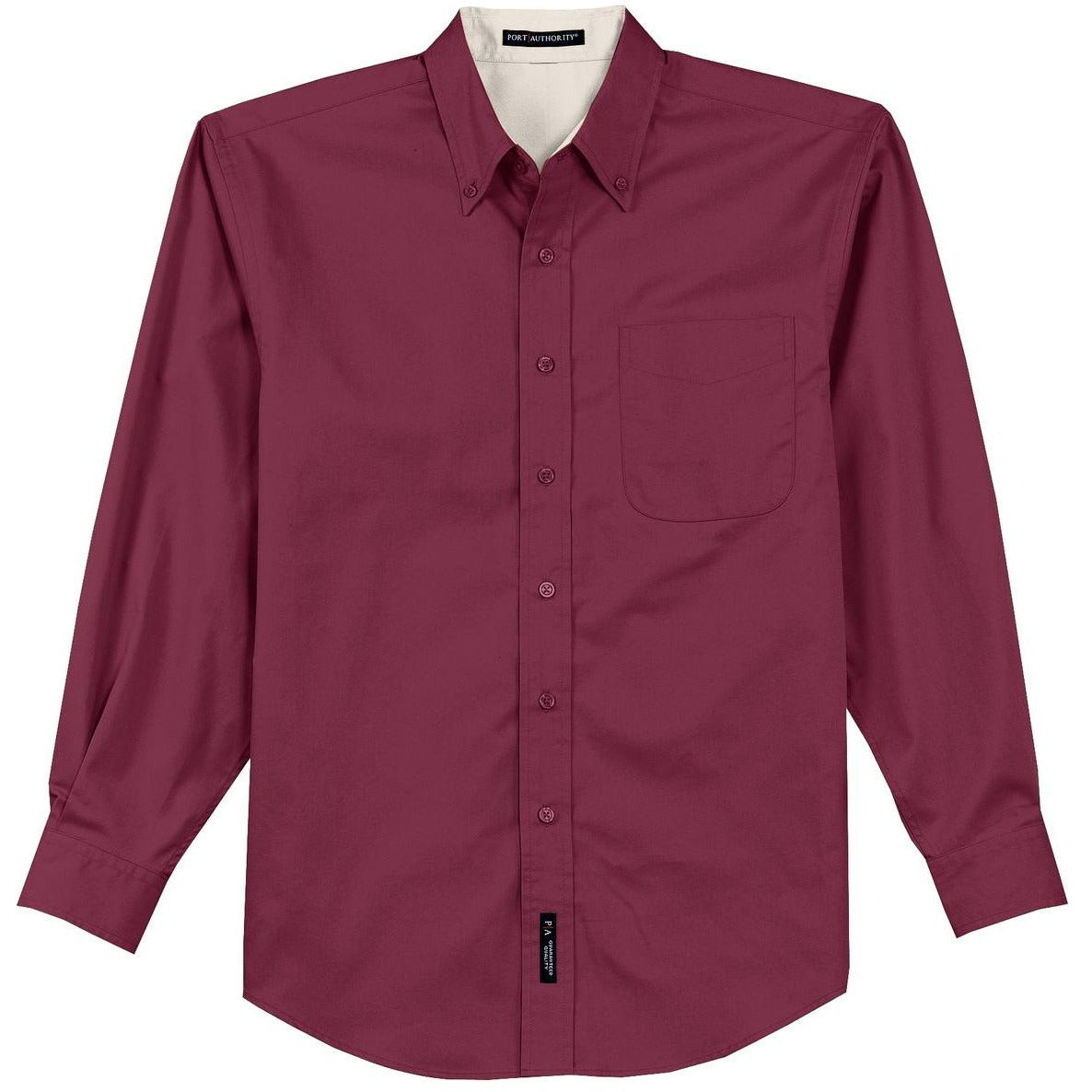 Burgundy/ Light Stone