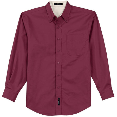 Burgundy/ Light Stone