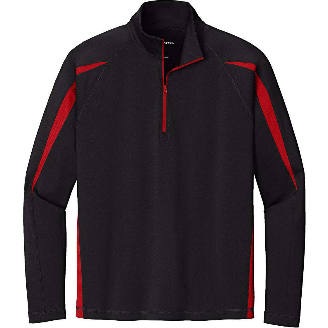 Black/ True Red